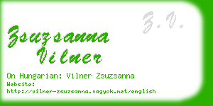 zsuzsanna vilner business card